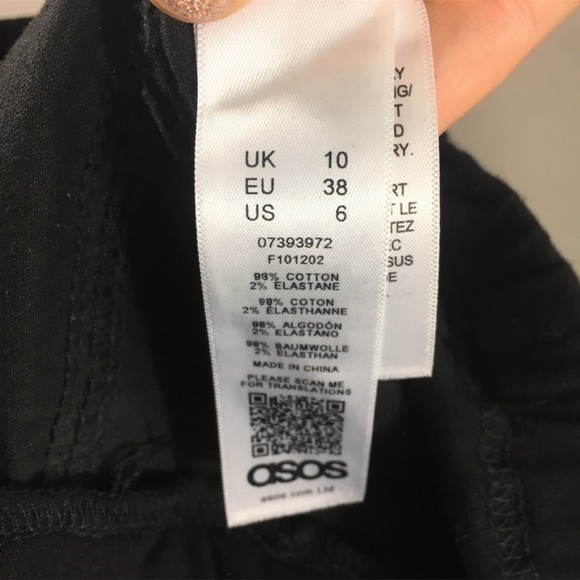 ASOS Maternity denim black corduroy skinny pants - Picture 4 of 5